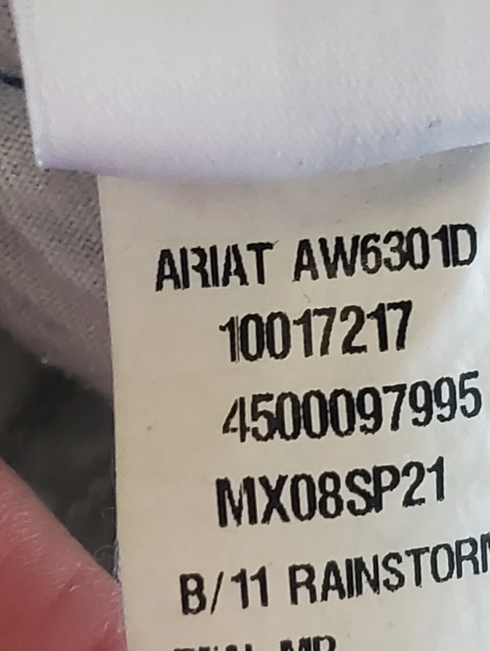 ARIAT 34R  D Denim Jean Blue